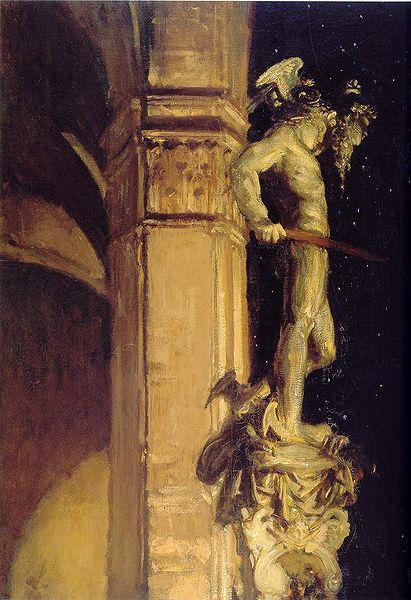 John Singer Sargent Statue of Perseus by Night oil painting image